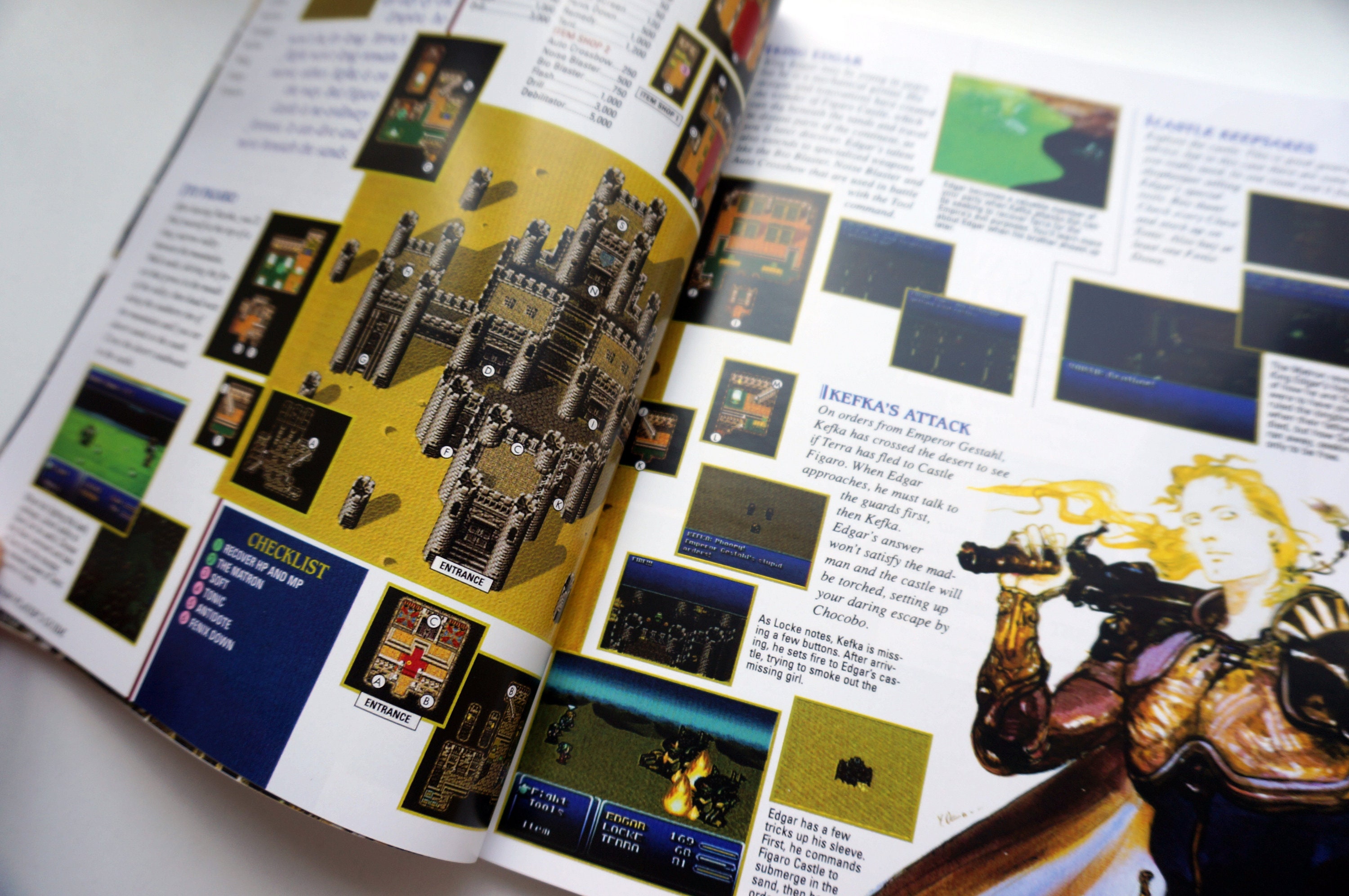 Handmade Reproduction for SNES Guide Final Fantasy III VI - Etsy