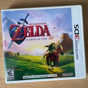 Inserto per The Legend of Zelda: Ocarina of Time 3D, inserto di stampa riprodotta, scatola di ricambio con coperchio per 3DS, stampa fatta a mano per retrogamer