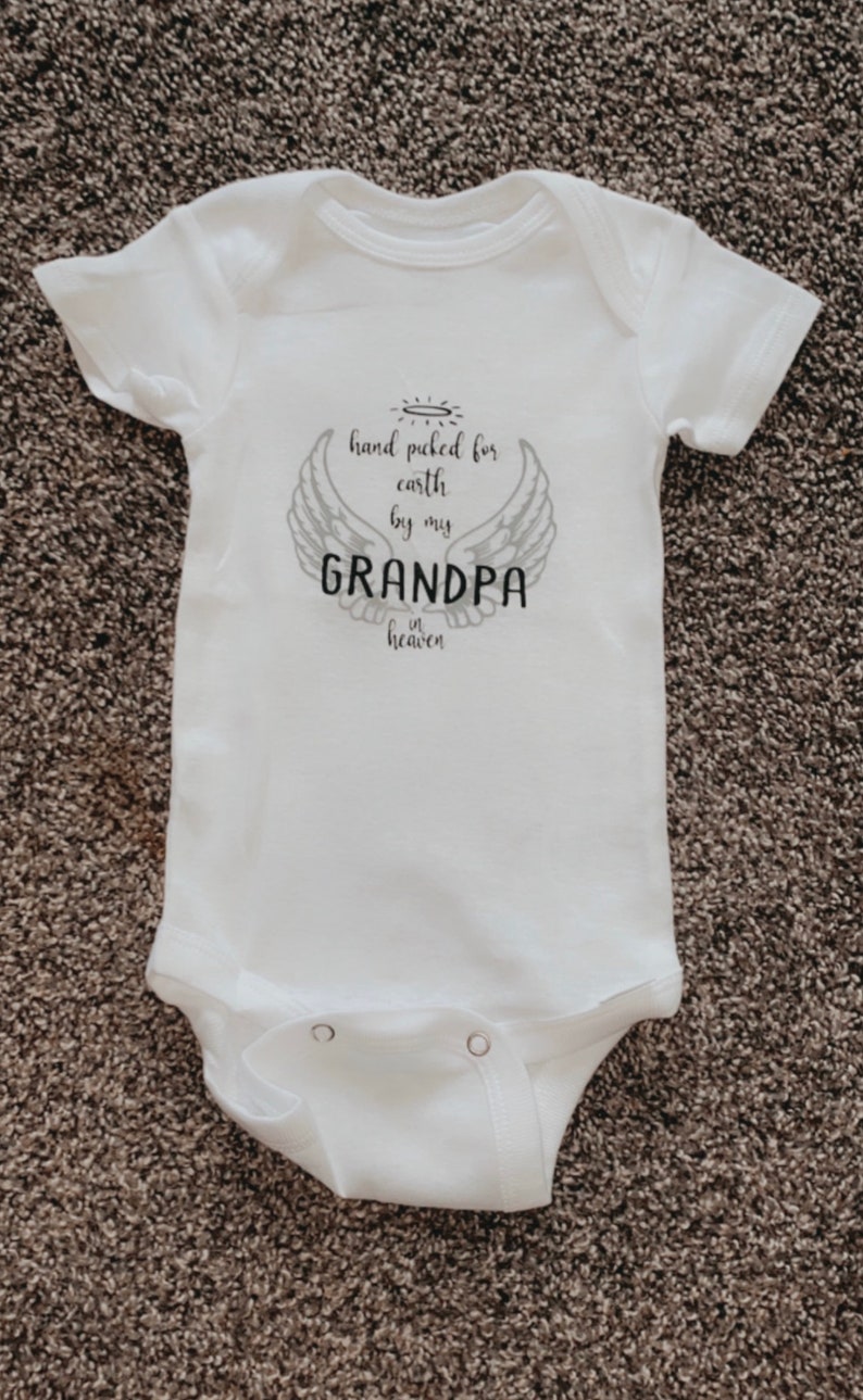Download Hand Picked For Earth By My Grandpa In Heaven SVG PNG JPEG ...