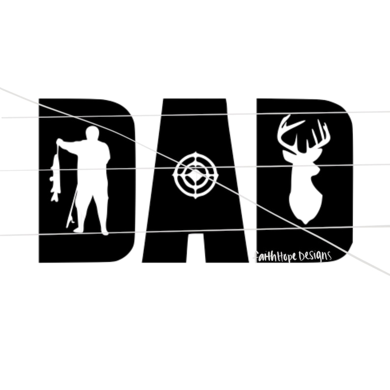 Download Fishing Dad SVG PNG JPEG pdf Hunting Dad Fathers Day | Etsy