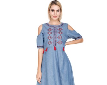 Denim Kurtis - Etsy Australia