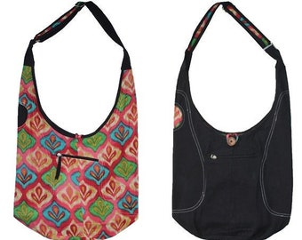 Gugi Reversible Bag , Women Bag , Shoulder Bag , Gift , Cotton Bag, Canvas Bag