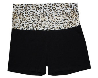 Black and White short , Summer Linen Short, Women Short