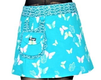 Gugi Skirt Reversible Girl's Lace And Wrap Skirt, Waist Size- 56cms to 92 cm