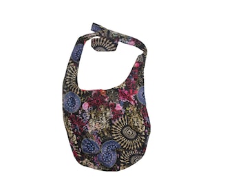 Gugi Reversible Bag, Cotton Bag, Shoulder bag, Cotton Colorful Hobo Bag, Women Bag, Crossbody shoulder Bag