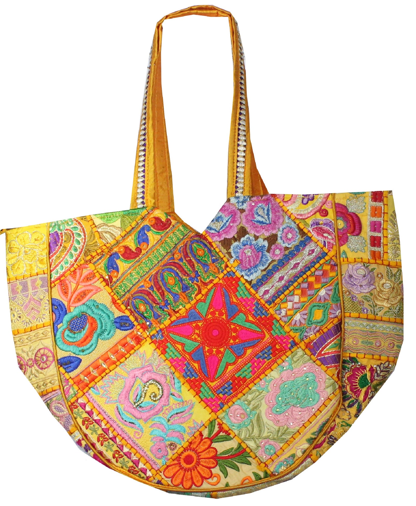 Boho Vintage Multi Coloured Bag - Etsy UK