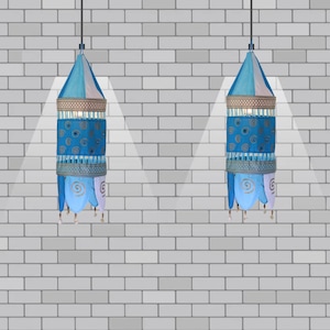 Gugi Cotton Lampshade, Party Decorative Lantern, Colorful Lampshade, Stylish Lampshade