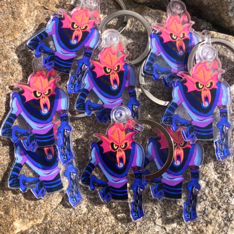 Stuck Chuck Keychain - Etsy