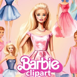 Pegatina de cabeza de silueta de Barbie de 25 cm -  España