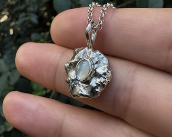 Molten Sterling-Silver Pendant