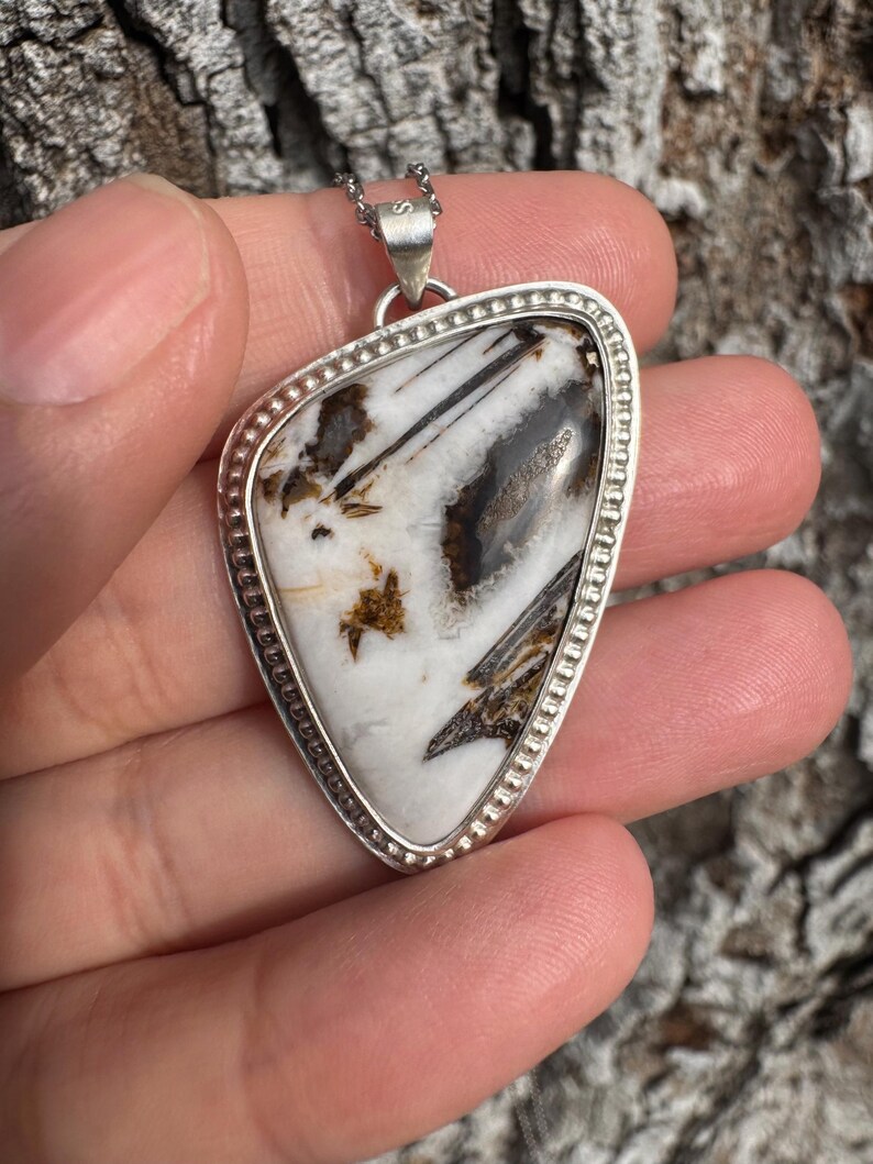 Wild Horse Jaspis hänge i sterlingsilver bild 5