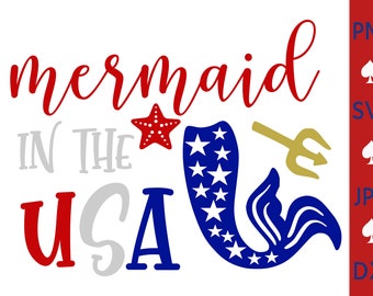 Free Free 98 Mermaid In The Usa Svg Free SVG PNG EPS DXF File