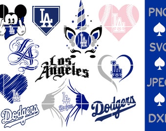 Download La Dodgers Decals Etsy