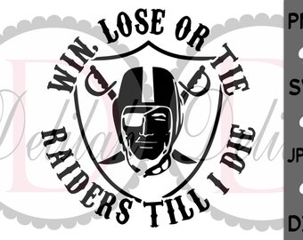 Raiders Cricut File Etsy