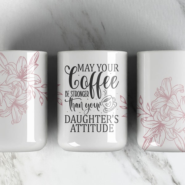 Rose Gold Flowers 11OZ Coffee Mug Sublimation Design PNG File • Coffee Mug Sublimation Print • 11oz Coffee Cup Wrap • Mug Press