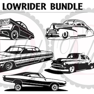 LOWRIDER Bundle SVG • Lowrider Svg • Lowrider car Svg • Eps • Svg • Png • Jpg • Dxf • Instant Download