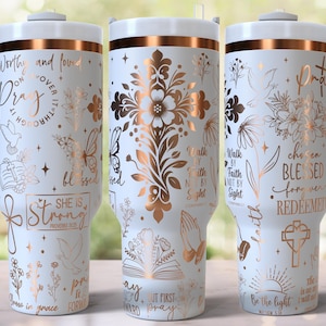 Christian Prayer Jesus Laser Engraved Full Wrap Design for 40oz Tumbler, Digital Download, SVG For Laser Rotary, 40oz Tumbler Laser Wrap