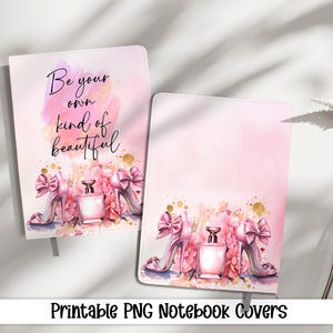Self Love Affirmation Cover PNG Design, Printable Planner Cover, Spiral Notebook Cover, Daily Reminder Journal Cover Design, Download