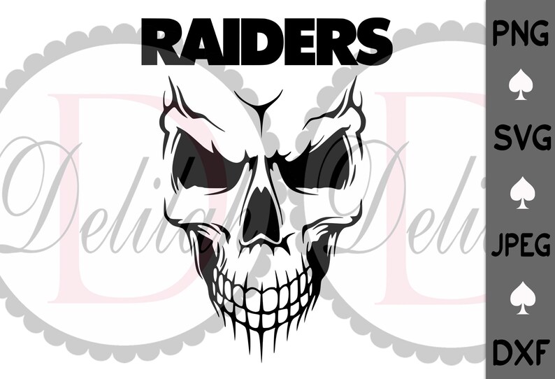 Download Raiders Skull Digital File SVG Raiders Layered SVG File | Etsy