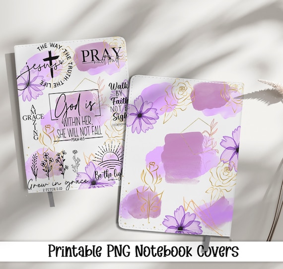 God Is Within Journal Covers PNG Design, Printable Planner Cover, Spiral Notebook Cover, Religious Bible Journal Cover Design, Download