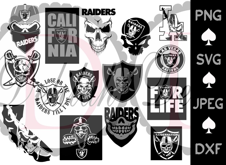 Download Raiders SVG Las Vegas Raiders Logo SVG Raiders Png | Etsy