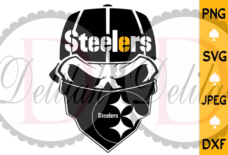 Pittsburgh Steelers Mask SVG Steelers SVG Football Svg | Etsy