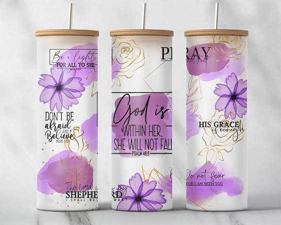 Christian Faith Libbey Glass God is Within Her She will Not Fall Christian Faith Libbey Glass God is Within Her She will Not Fall