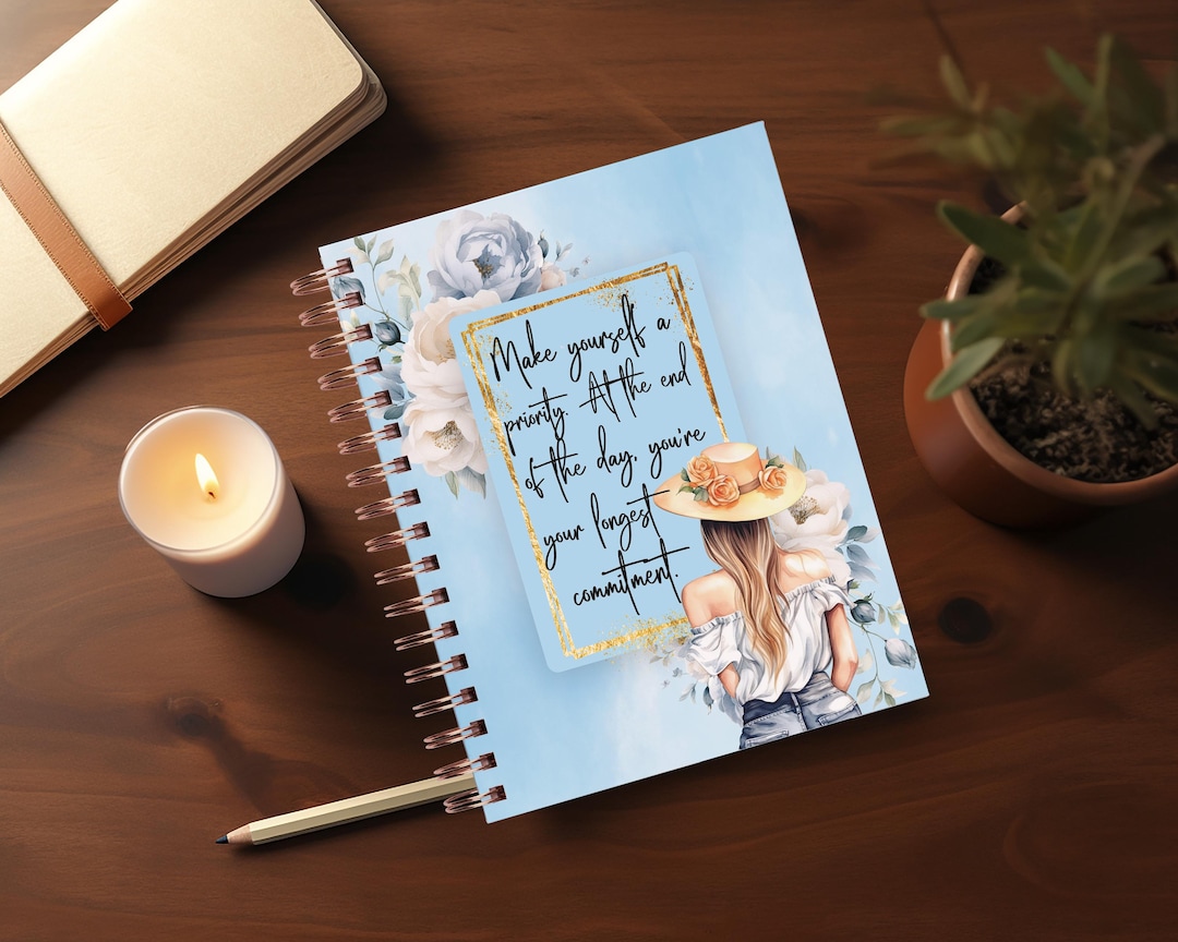 Watercolor Girl Journal Cover, Notebook Cover, Planner Cover, Spiral ...