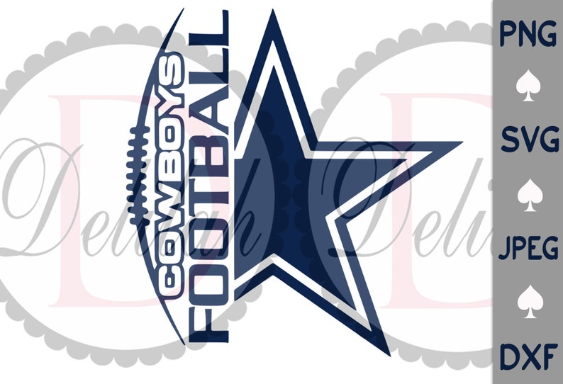 Dallas Cowboys SVG/PNG Cowboys For Life Decal Cowboys Png | Etsy