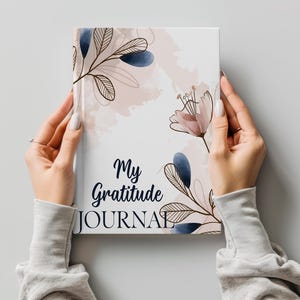 My Gratitude Journal Cover PNG Sublimation Design, Printable Journal ...