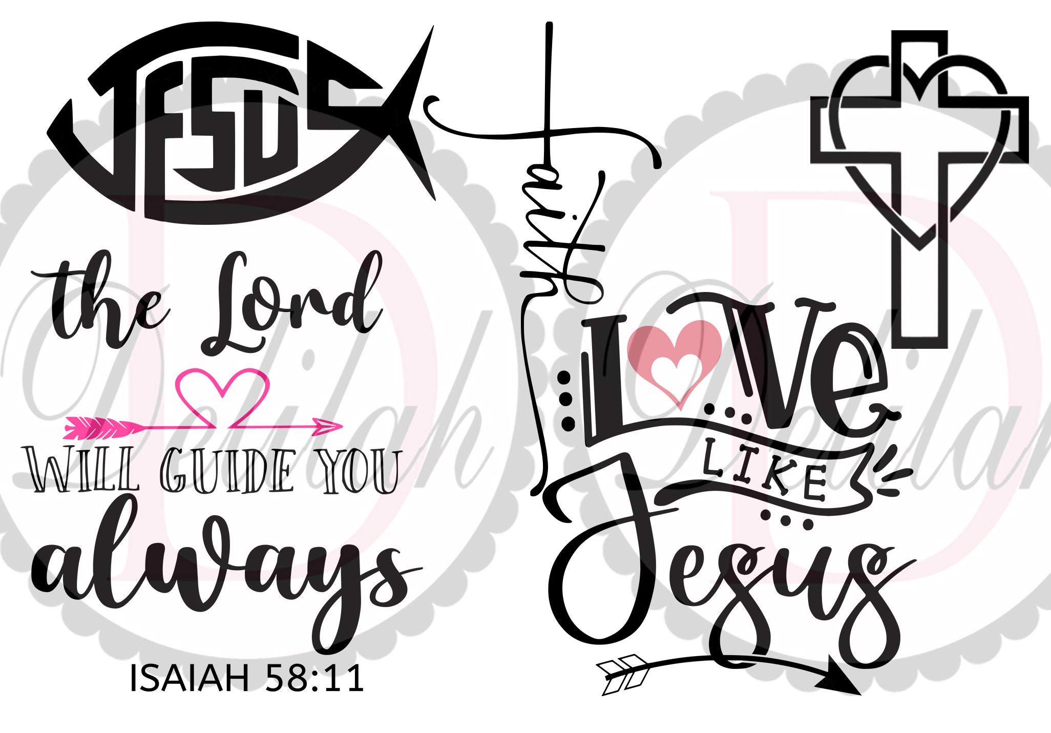 JESUS SVG Bundle Pack • Christian Svg Bundle Pack • Faith Svg ...