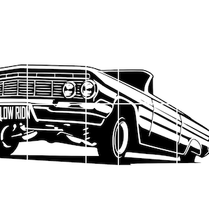 Lowrider Car SVG • Lowrider SVG  • Lowrider • Cut file • Instand Download • Svg Files • Png File • Dxf File • Jpeg Files