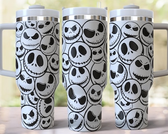 Halloween-Skelett Laser gravierte Full Wrap Design für 40 Unzen Becher, digitaler Download, SVG für Laser Rolling, 40 Unzen Becher Laser Wrap