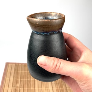 Ceramic Soju Bottle - Sake Wine Pitcher - Wheel-thrown Handmade Pottery