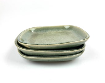 Small Ceramic Dish for Pet Soft Food Dish - Handmade Pottery - Ceramic Sauce Dish