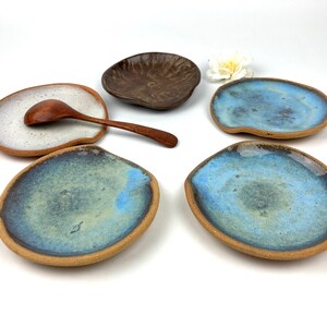 Ceramic Spoon Rest - Testers -  Rustic Style - Handmade Pottery