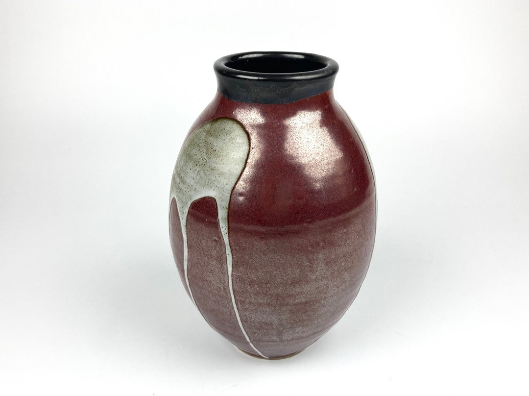 Porcelain Flower Vase - Wheel Thrown Pottery - Handmade Ceramic Art ...