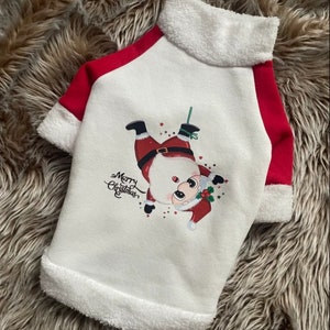 Pet Costume for Christmas, Plush Christmas Dog,Dog Costume, Pet Christmas Dress, Dog Clothes, Pet Christmas Clothes, Dog Christmas Clothes