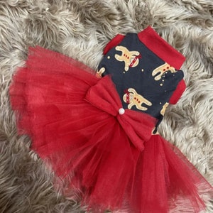 Pet Costume for Christmas, Cotton Christmas Dog,Dog Costume, Pet Christmas Dress, Dog Clothes, Pet Christmas Clothes, Dog Christmas Clothes