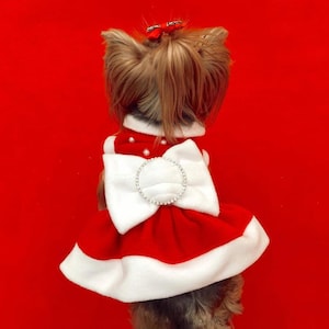 Pet Costume for Christmas, Plush Christmas Dog,Dog Costume, Pet Christmas Dress, Dog Clothes, Pet Christmas Clothes, Dog Christmas Clothes