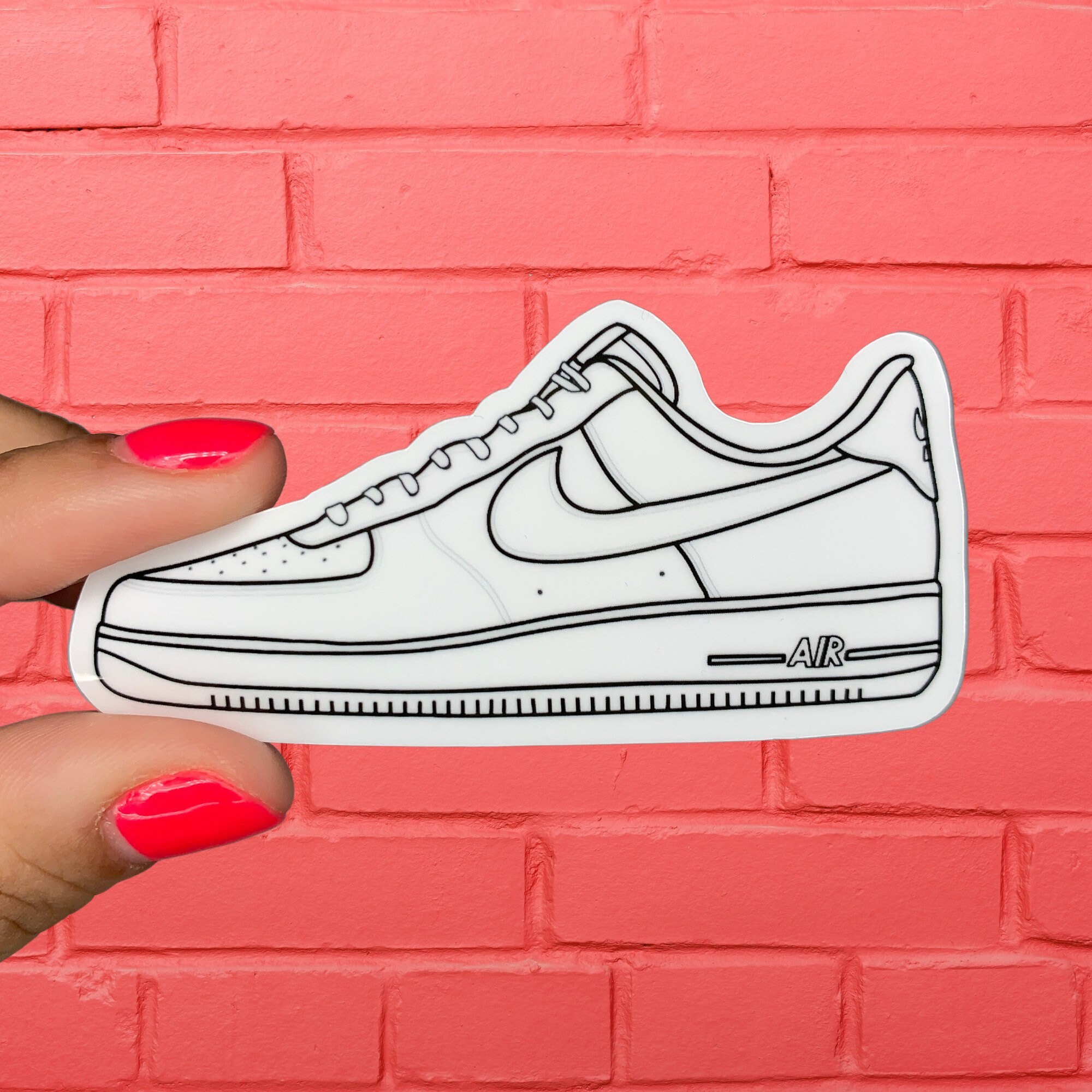 sticker nike air force