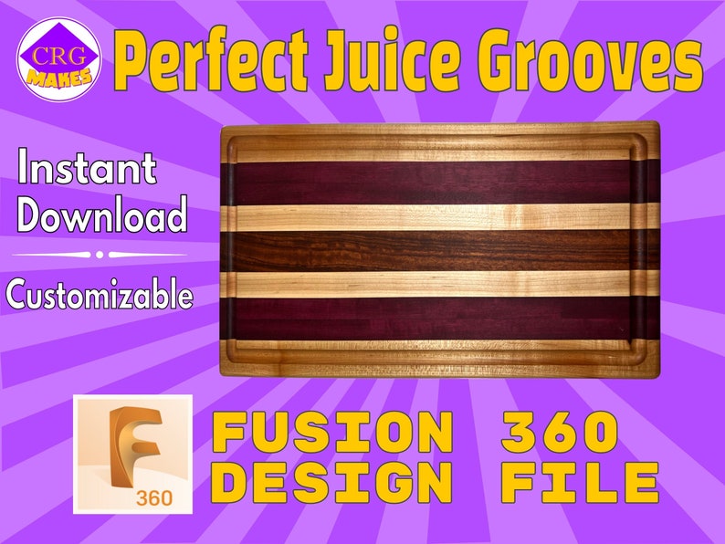 Juice Groove Template Fusion 360 Design File Etsy