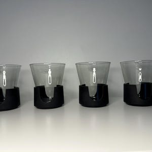 Set of 4 Vintage Corning Ware Glas Snap glasses