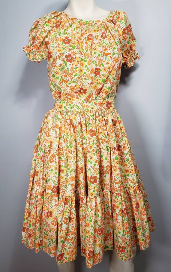 Vintage,Rockmount Ranch Wear, 2 piece citrus flora