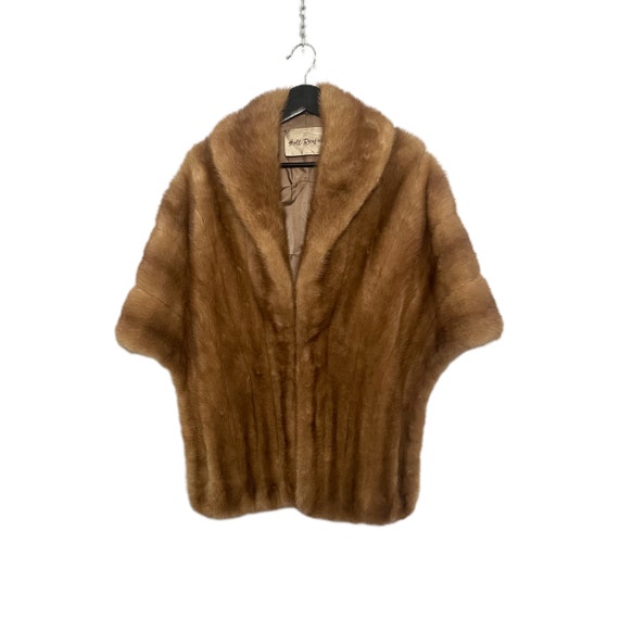 Vintage 1950s Brown Mink Fur Stole | Holt Renfrew / Elegant / Old Hollywood / Wedding Stole / Mink Wedding Shawl/ Made In USA / True Vintage