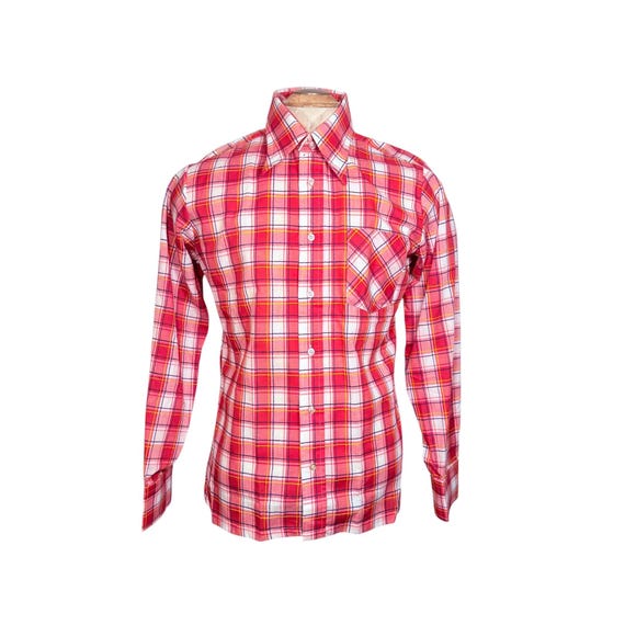 Vintage 1970s Deadstock Tarra Hall Long Sleeve Button-Down Shirt Men’s size LARGE | Made In Canada, Authentic Vintage, 70s Vintage