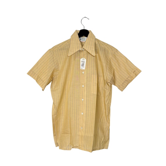 Deadstock 1970's Cortez Long Sleeve Button-Down Shirt Men’s size MEDIUM | Made in USA