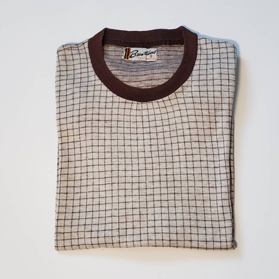 Vintage 1950s Men's Brentwood T-shirt sz Small.