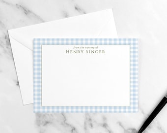 Baby Stationery, From the Nursery of, Baby Shower Stationery, Personalized Stationery, Thank You Notes, Personalized Notecards