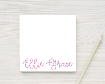 Personalized Notepad, Name Notepad, Teacher Gift, Hostess Gift, Graduation Gift, Memo Pad, Stationery Gift